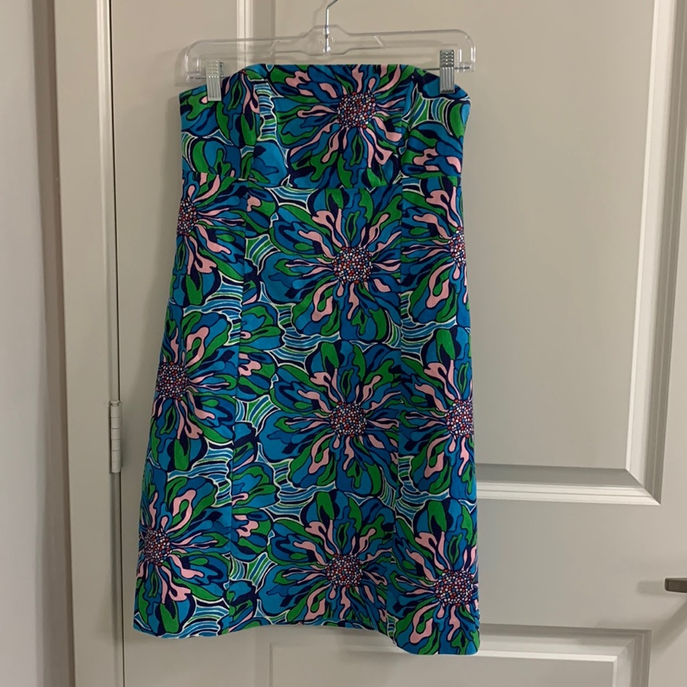 Lilly Pulitzer strapless dress